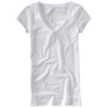 Camiseta blanca promocional al por mayor de los hombres del algodón de la impresión (OEM)